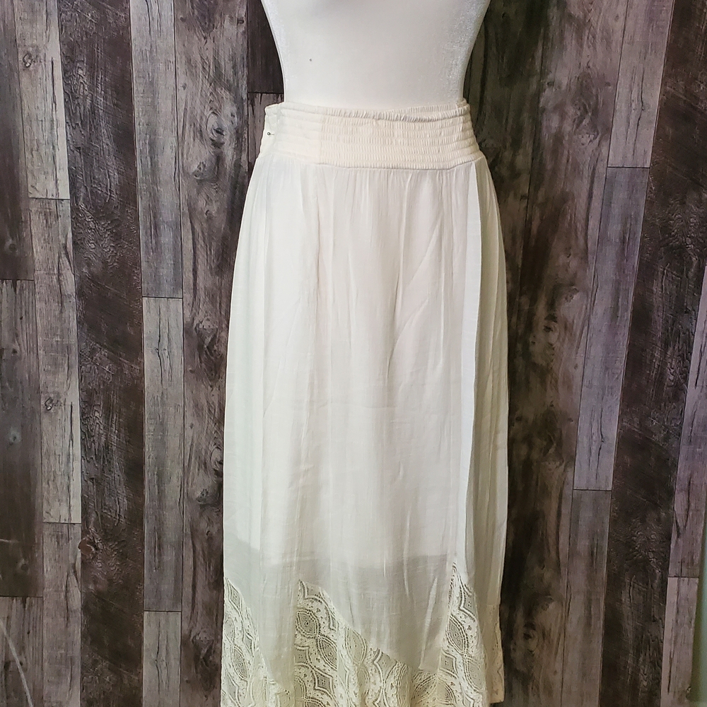 Apt. 9  White Midi A-Line Skirt